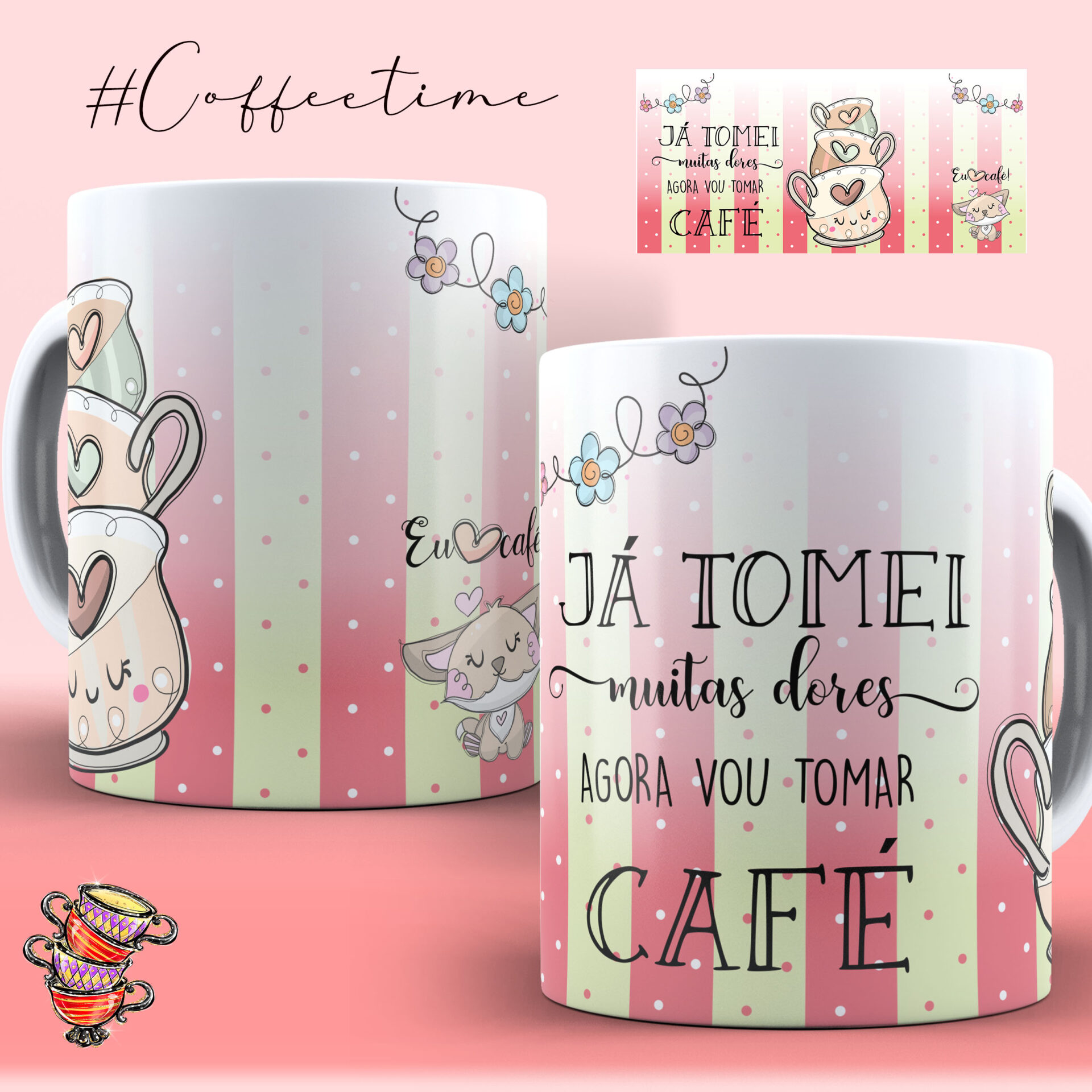 Caneca Caf Personalizada Cod