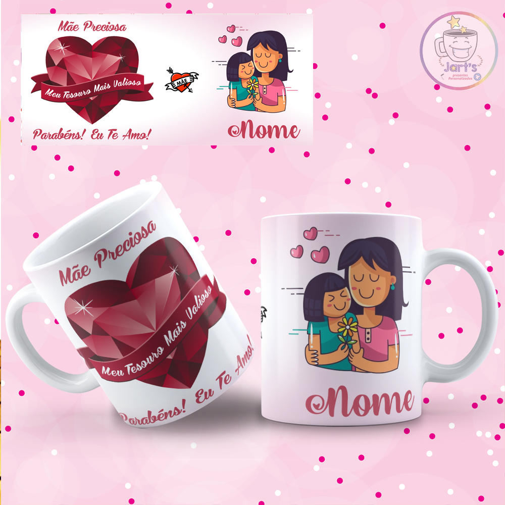 Caneca Dia das Mães Personalizada COD 12164