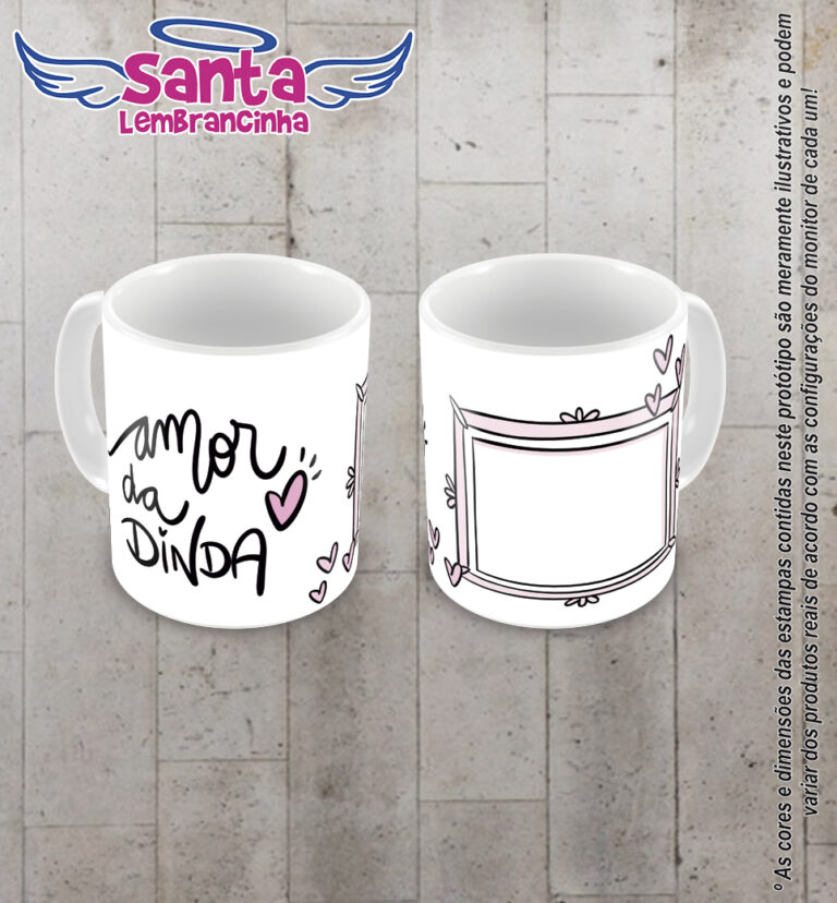 Caneca Dindo E Dinda Personalizada COD 12365