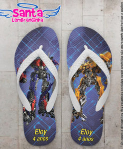 Chinelo personalizado transformers – cod 1940