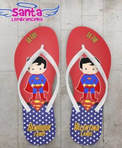 Chinelo Infantil Super-Homem Cute - COD 2778