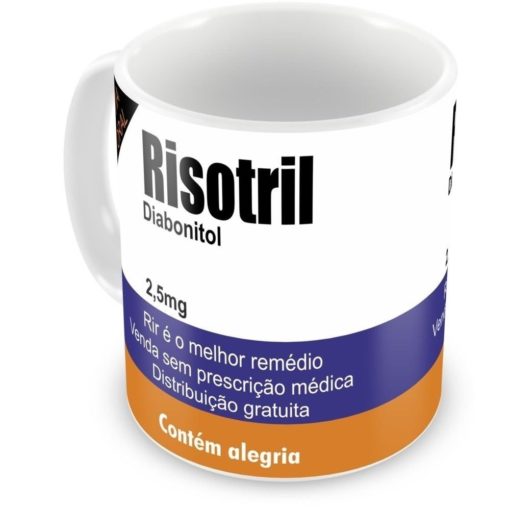 Caneca personalizada remédio risotril – cod 1713