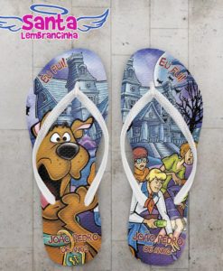 Chinelo Scooby-Doo Personalizado, COD 2209