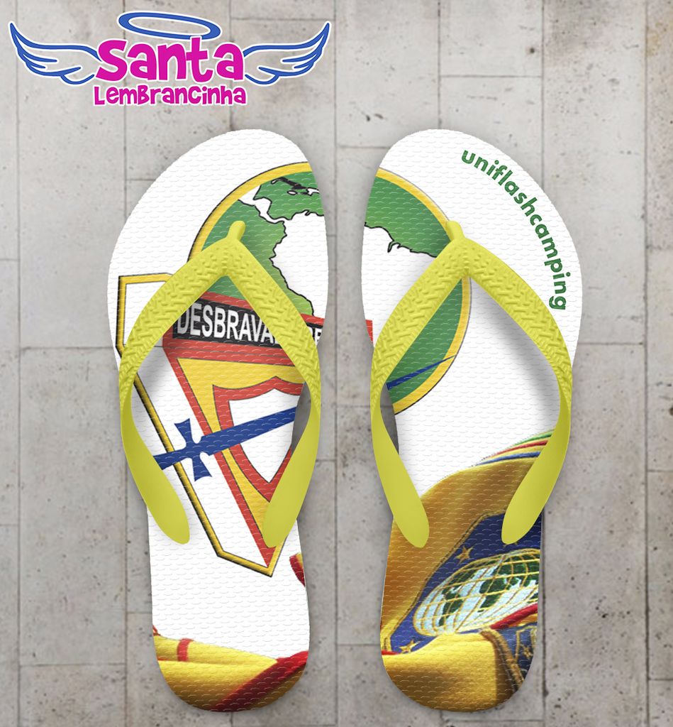 Chinelo desbravadores personalizado – cod 1146