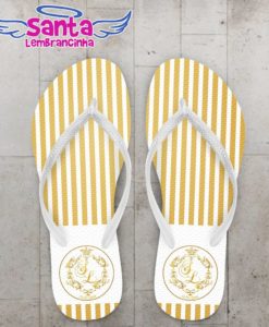 Chinelo casamento noiva personalizado, listras – cod 2821