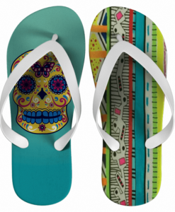 Chinelo caveira mexicana, personalizado – cod 1858