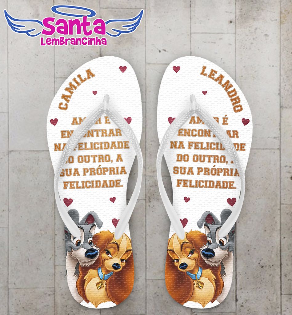 Chinelo dia dos namorados – cod 1762