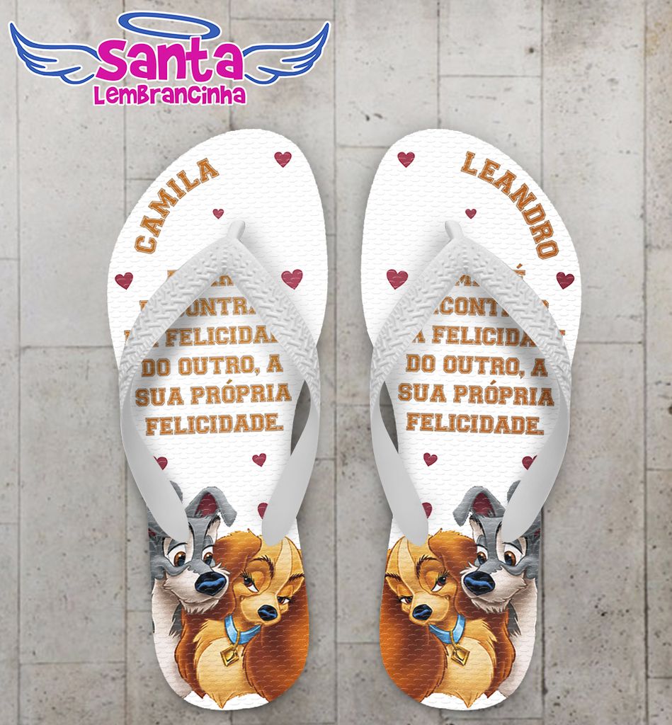 Chinelo dia dos namorados – cod 1762