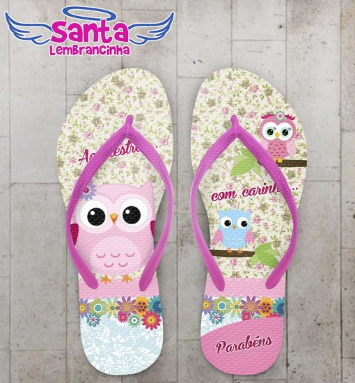 Chinelo dia dos professores personalizado – cod 1071