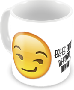 Caneca emojis emoticons personalizada, definem minha vida – cod 2143