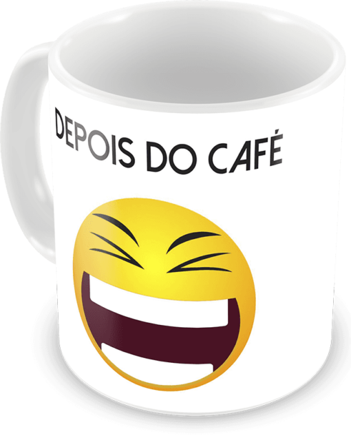 Caneca Emojis Emoticons Personalizada, Café - COD 2144