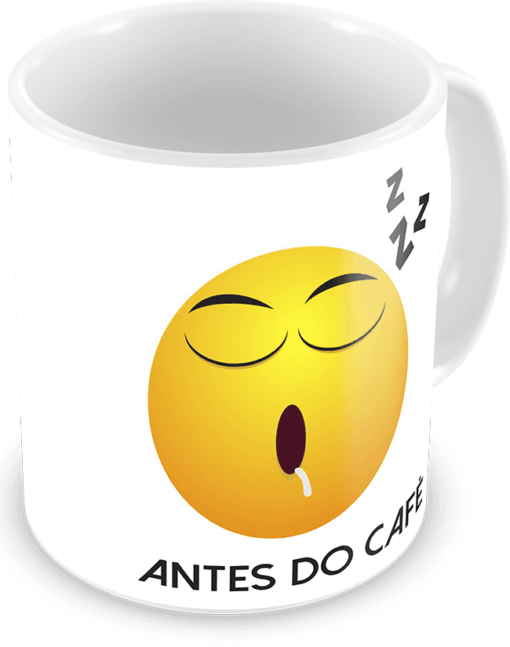 Caneca emojis emoticons personalizada, café – cod 2144