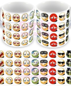 Caneca emojis snapchat – emoticons, personalizada – cod 2105