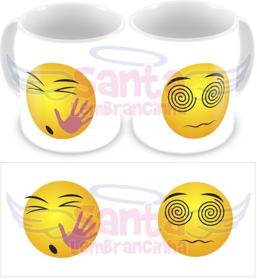 Caneca instagram emojis emoticons, personalizada – cod 2106
