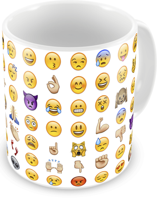 Caneca emojis emoticons whatsapp, personalizada – cod 2101