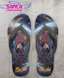 Chinelo super-homem infantil personalizado – cod 2315