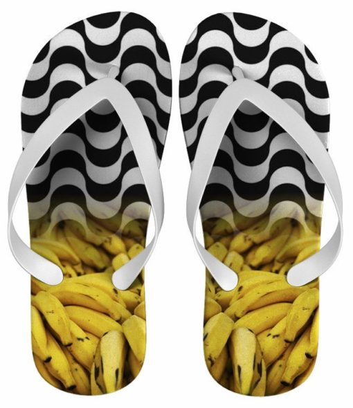 Chinelo Personalizado Estampa de Fruta Banana - COD 1437