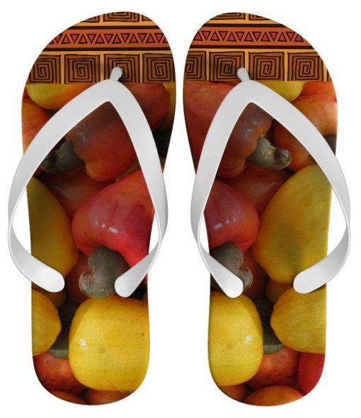 Chinelo personalizado estampa de fruta caju – cod 1440