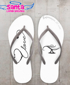 Chinelo formatura enfermagem símbolo personalizado cod 3060