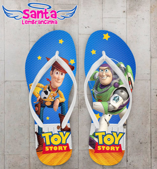 Chinelo infantil toy story personalizado cod 3212