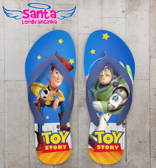Chinelo infantil toy story personalizado cod 3212