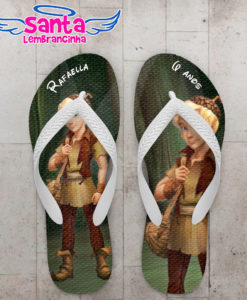 Chinelo infantil tinkerbell personalizado cod 3285