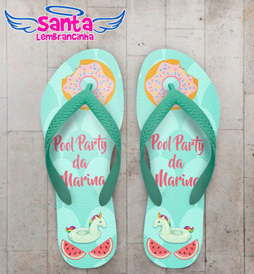 Chinelo infantil pool party cod 3576
