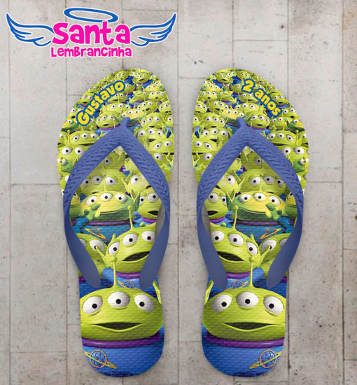 Chinelo infantil toy story, aliens cod 3956