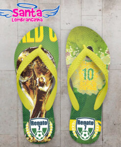 Chinelo copa do mundo kaka e a taça da copa cod 5841