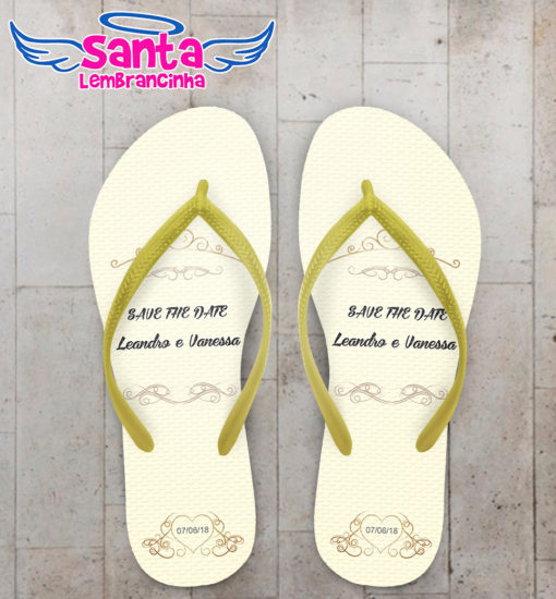 Chinelo casamento save the date cod 6117