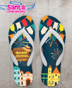 Chinelo personalizado festa junina cod 6560