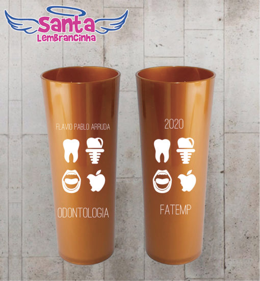 Copo long drink formatura odontologia personalizado – cod 7285