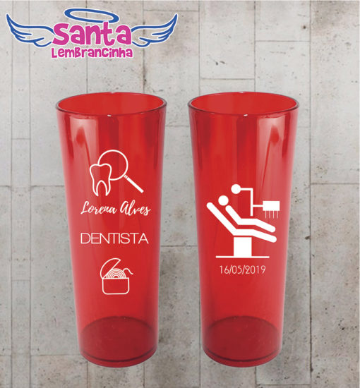 Copo long drink formatura odontologia personalizado – cod 7293