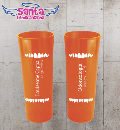 Copo long drink formatura odontologia personalizado – cod 7302