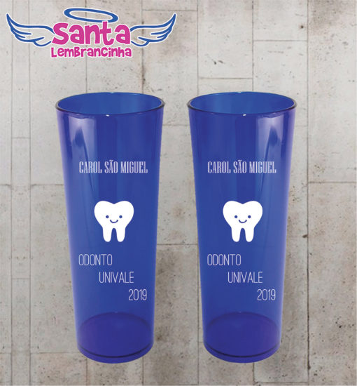 Copo long drink formatura odontologia personalizado – cod 7303