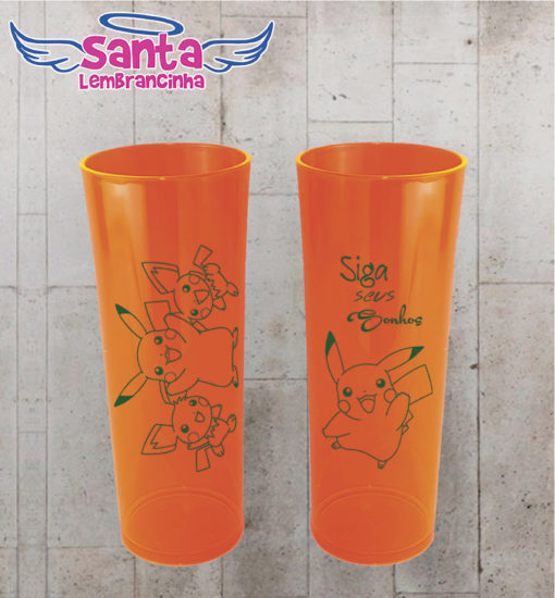Copo long drink pikachu personalizado – cod 7469
