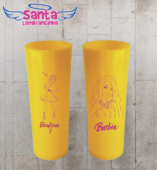 Copo long drink barbie  personalizado – cod 7113
