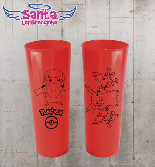 Copo long drink pikachu personalizado – cod 7468