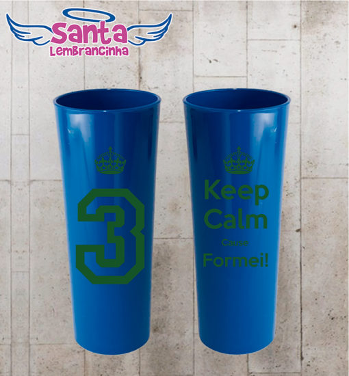 Copo long drink keep calm personalizado – cod 7303