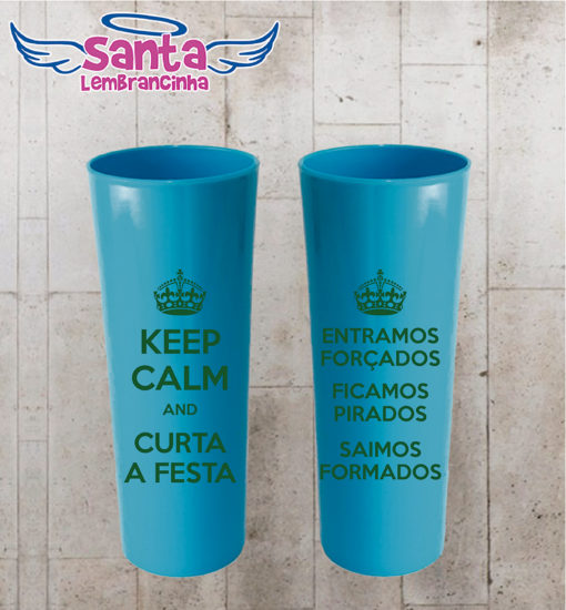 Copo long drink formatura keep calm personalizado – cod 7340