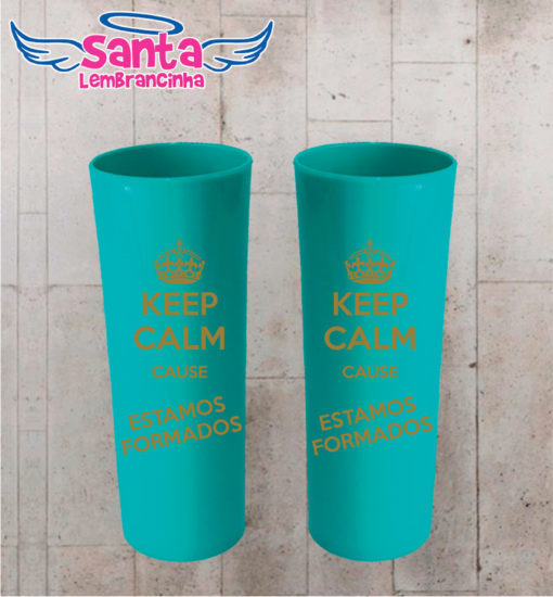 Copo long drink formatura keep calm personalizado – cod 7258