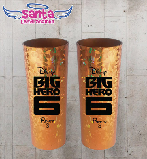 Copo long drink premium big hero personalizado – cod 7151