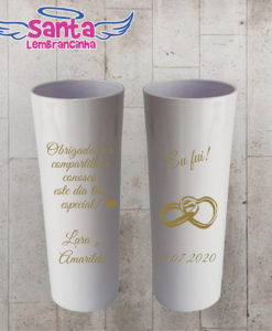 Copo long drink casamento anéis personalizado – cod 7215
