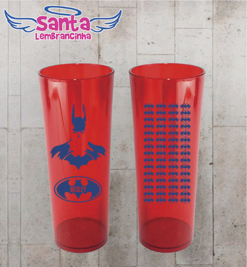 Copo long drink batman personalizado – cod 7548