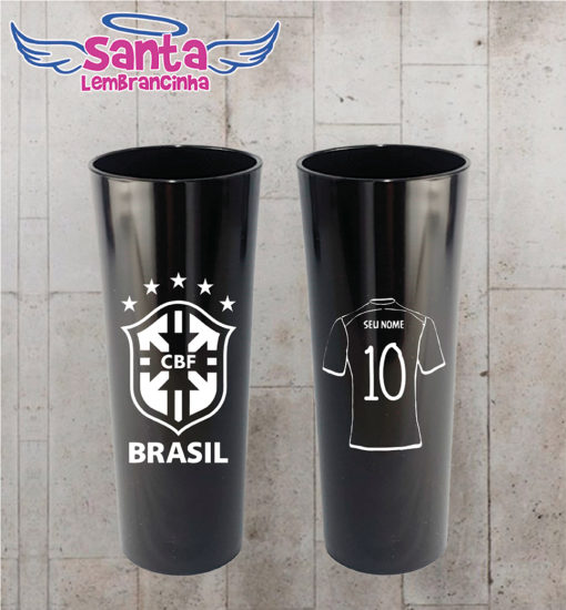 Copo long drink futebol seleção brasileira – cod 7794