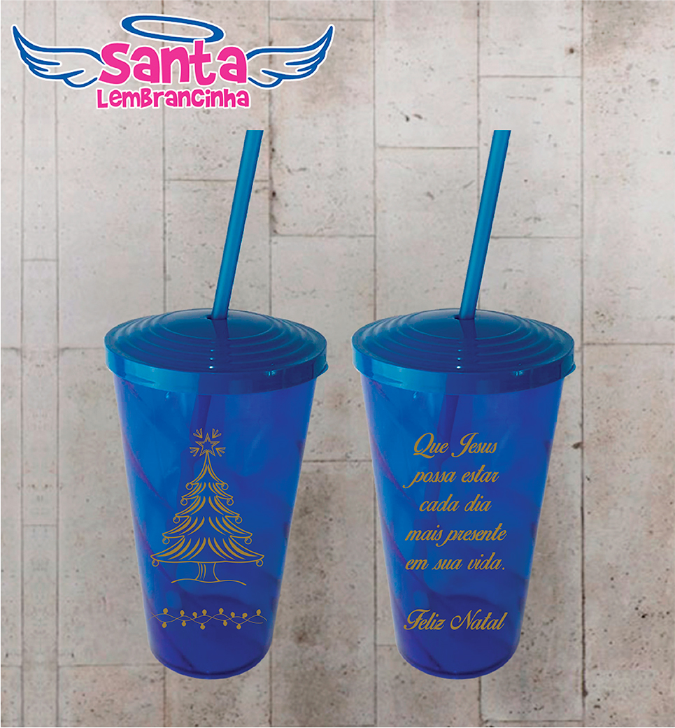 Copo twister personalizado natal cod 8051