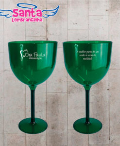 Taça de gin personalizada formatura odontologia cod 8838