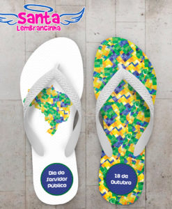 Chinelo dia do funcionário publico personalizado brasil cod 9415