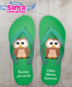 Chinelo dia dos professores colégio altamiro guimarães personalizado cod 9426