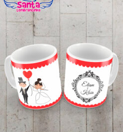 Caneca casamento madrinhas personalizada cod 9579